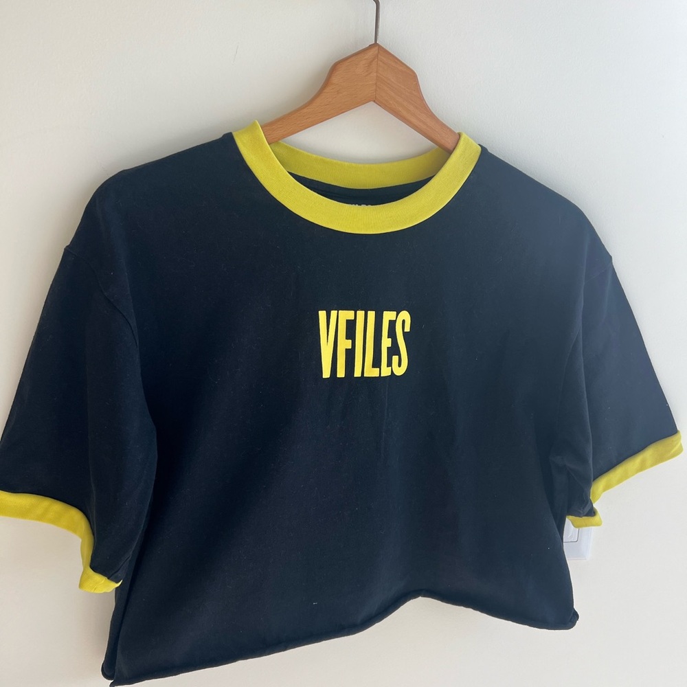 VFILES Black and Yellow T-Shirt